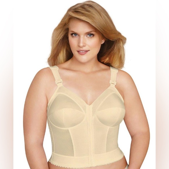 Exquisite Form Beige Longline Front Closure Bra 38B - Picture 1 of 8